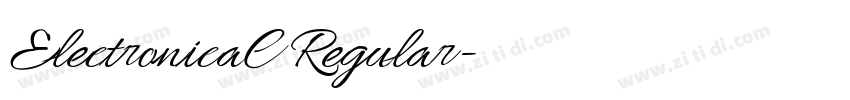 ElectronicaC Regular字体转换 ElectronicaC Regular字体转换